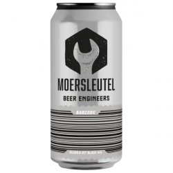 Moersleutel Craft Brewery Barcode: Silver & Jet Black