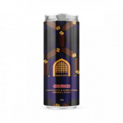 Vault City - Crunch - Chocolate & Honeycomb Imperial Stout - 15% - 330ml Can - MK Biergarten