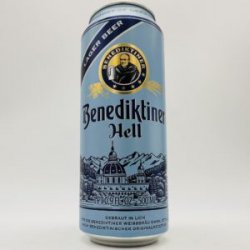 Benediktiner Hell Lager Can - Bottleworks