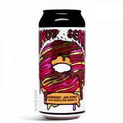 Amundsen Brewery Donut Series 2.0 Raspberry Jam Donut With Neapolitan Sprinkles Pastry Sour - Kihoskh