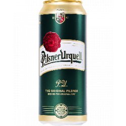 Plzensky Prazdroj Brewery Pilsner Urquell 16oz Can - Half Time