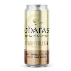 Carlow OHaras Leann Folláin Extra Stout 440ml - The Beer Cellar