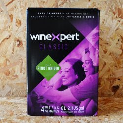 WineXpert Classic - Pinot Grigio Italy - 30 Bottle White Wine Kit - Brewbitz Homebrew Shop