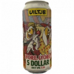 Uiltje lychee, lychee, 5 dollar - IPA - Speciaalbierkoning