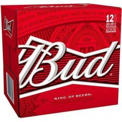 BUD 5Â° 12 X 25CL 5% 12 x 25 cl 5%vol. (pack de 12) - Selfdrinks