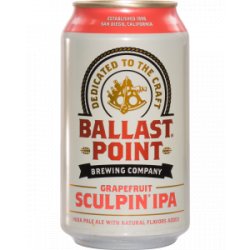 Ballast Point Brewing Co Grapefruit Sculpin - Half Time