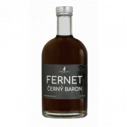 Jenčík a dcery - Fernet Černý baron 40% (0,5L) - Pivotekab.cz