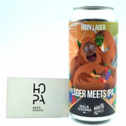 MALA GISSONA & NORTH BREWING Lager Meets Ipa Lata 44cl - Hopa Beer Denda