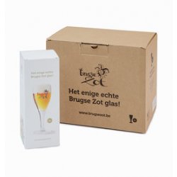 De Halve Maan Brugse Zot glas 33cl doos 6 stuks - Brouwerij De Halve Maan