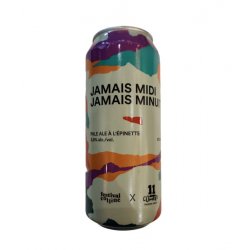 11 comtés - Jamais Midi Jamais Minuit - 473ml - La Bière à Boire