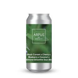 Ārpus Brewing Co. Black Currant x Cherry x Blueberry x Coconut x Almond Smoothie Sour Ale