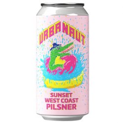 Urbanaut Sunset West Coast Pilsner 440ml - The Beer Cellar