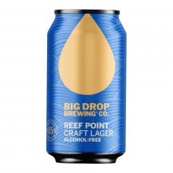 Big Drop, Reef Point, Low Alcohol Craft Lager, 0.5%, 330ml - The Epicurean