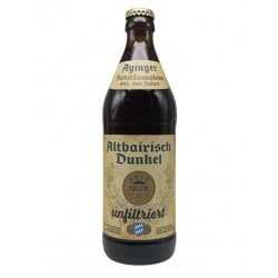 Ayinger Altbairisch Dunkel Unfiltriert - Cervecería La Abadía