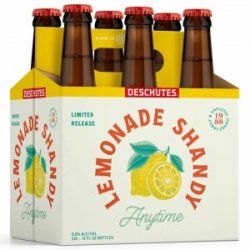 Deschutes Anytime Lemonade Shandy 12oz - Bine & Vine