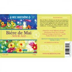 OEC Brewing (Ordinem Ecentrici Coctores) Biére De Mai OEC Brewing (Ordinem Ecentrici Coctores) Biére De Mai