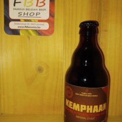 Kemphaan Imperial Stout Bourbon Whiskey Oak Aged - Famous Belgian Beer