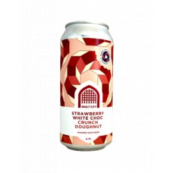 Vault City - Strawberry White Choc Crunch Doughnut (Pastry Sour) 44 cl - Bieronomy