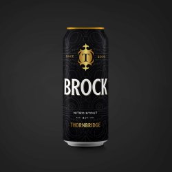 Thornbridge Brock, 4.1% Nitro Stout - Thornbridge Brewery