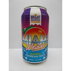 Bright Brewery Miami Weisse Mango Ice Cream Sour