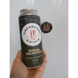 Vinohradský pivovar Enigma Encrypted 11°4,3% 0,5l - Pivní lednice