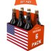 Mix 6 Pack selection of craft beer  USA 