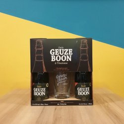 Boon Ajándékcsomag 2 x 0,375L Oude Geuze + Pohár - Beerselection