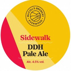 MCCOLLS BREWERY Sidewalk (KEGSTAR SANKEY) 4.5% - Beer Paradise