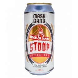 Mash Gang – Stoop Extra Dry  Lager - Alcoholvrij Bierhuis