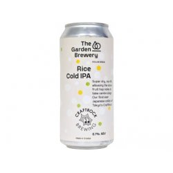 GardenCraftrock - 13°Rice Cold IPA 440ml can 6,1% alc. - Beer Butik