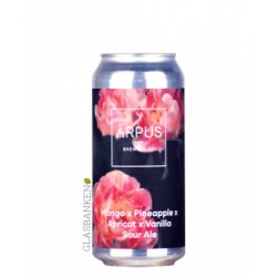 Arpus Brewing Co  Mango x Pineapple x Apricot x Vanilla Sour Ale - Glasbanken