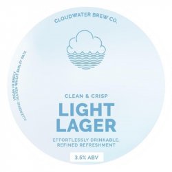 Cloudwater Brew Co. Light Lager