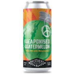 Brothers Beer Weaponised Watermelon Hazy IPA - The Hamilton Beer & Wine Co