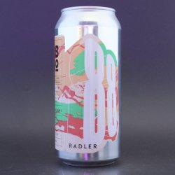 **ON SALE** Brew By Numbers - 88 Radler: Kiwi & Peach - 2% (440ml) - Ghost Whale