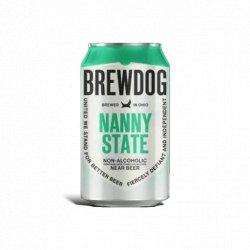 Brewdog NANNY STATE – Non-Alcoholic Hoppy Golden – 11.2oz - Proofnomore