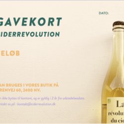 Gavekort 1000 kr. - Ciderrevolution