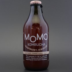 Momo - Raspberry-Hibiscus Kombucha - 0% (330ml) - Ghost Whale