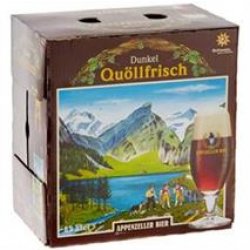 Appenzeller Quöllfrisch Dunkel 6er Glas EW - Die getränkeoase