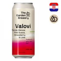 The Garden Brewery Valovi - Florida Weisse Pink Guava, Strawberry & Lime The Garden Brewery Valovi - Florida Weisse Pink Guava, Strawberry & Lime