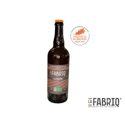 La Fabriq' Ambrée Bio, bière ambrée 75cl - Beertastic