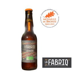 La Fabriq' Ambrée Bio, bière ambrée 33cl - Beertastic