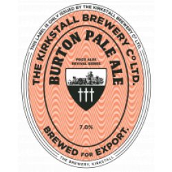 Kirkstall Burton Pale (Cask) - Pivovar