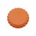 Chapas Corona de 26 mm color Naranja (Un ciento de unidades) 