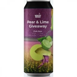 Magic Road Pear & Lime Giveaway  Fruit Sour - Sklep Impuls