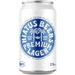 Hiatus Beers Non-Alc Premium Lager