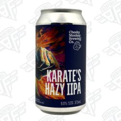 Cheeky Monkey Brewing Co. Karates Hazy IIPA - Beer Force