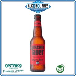 Smashed Lager Bottle - The Alcohol Free Drinks Company