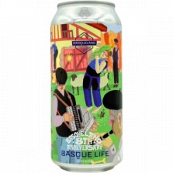 Basqueland Brewing – Basque Life - Rebel Beer Cans