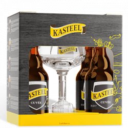 Van Honsebrouck Kasteel Cuvée 4х0,33 и бокал - Leols Beer