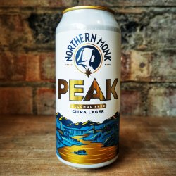 Northern Monk Peak Citra AF Lager 0.5% (440ml) - Caps and Taps